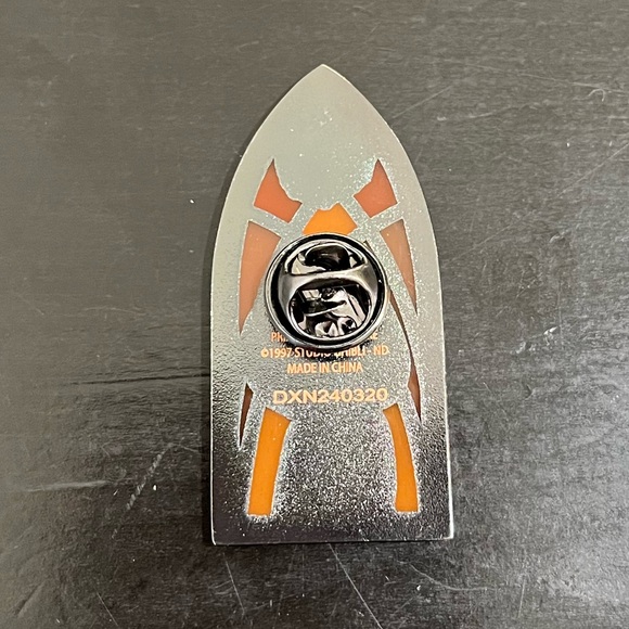 Loungefly Studio Ghibli Stained Glass of Princess Mononoke Kodama Portrait Pin - Picture 3 of 11